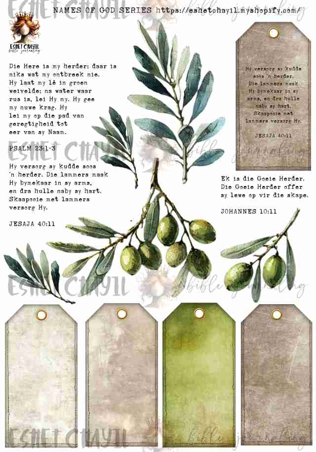#NAMES OF GOD - YAHWEH ROHI: DIE HERE ONS HERDER (AFRIKAANS)