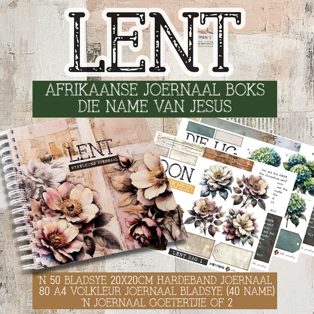 #BIBLE JOURNALING BOX - LENT - AFRIKAANS