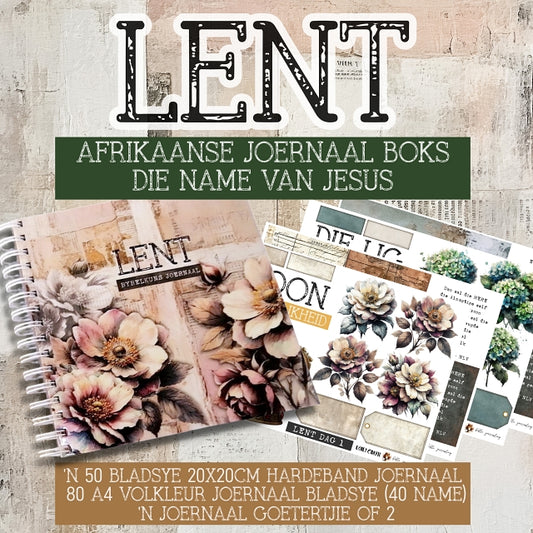 #BIBLE JOURNALING BOX - LENT  - AFRIKAANS