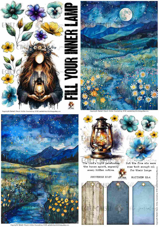 #MY FAVORITE BIBLE VERSES -  INNER LAMP - Printable and Devotional