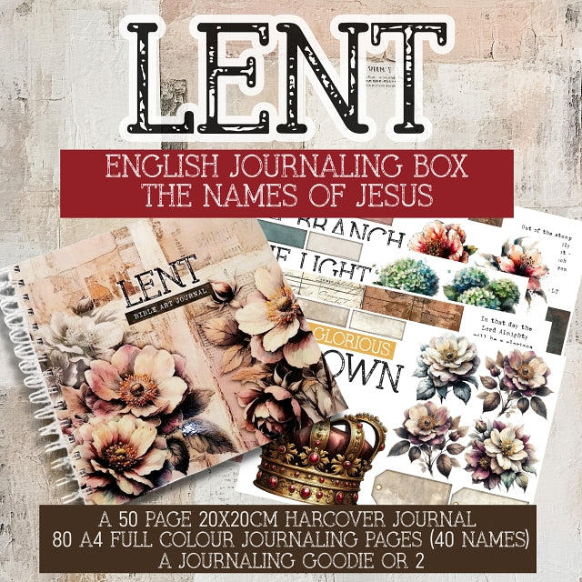 #BIBLE JOURNALING BOX - LENT - ENGLISH