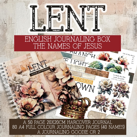 #BIBLE JOURNALING BOX - LENT  - ENGLISH