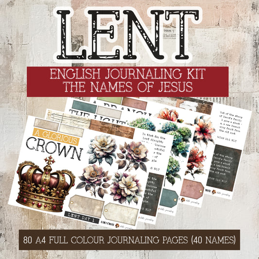 #BIBLE JOURNALING KIT - LENT  - ENGLISH