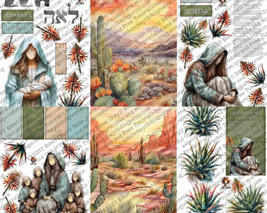 WOB PRINTABLE LEAH (FACELESS) - AFRIKAANS