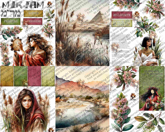 WOB PRINTABLE MIRIAM (DETAILED FACES) - AFRIKAANS