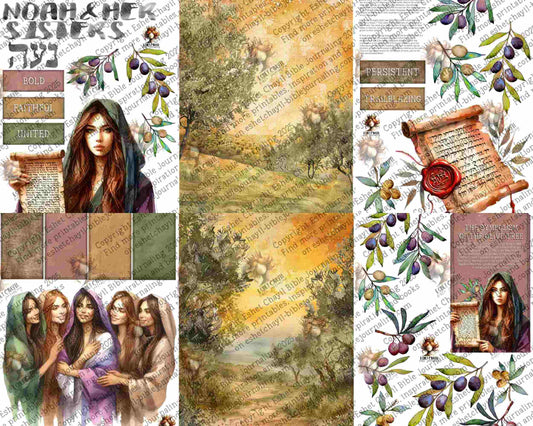 WOB PRINTABLE NOAH (DETAILED FACES) - ENGLISH