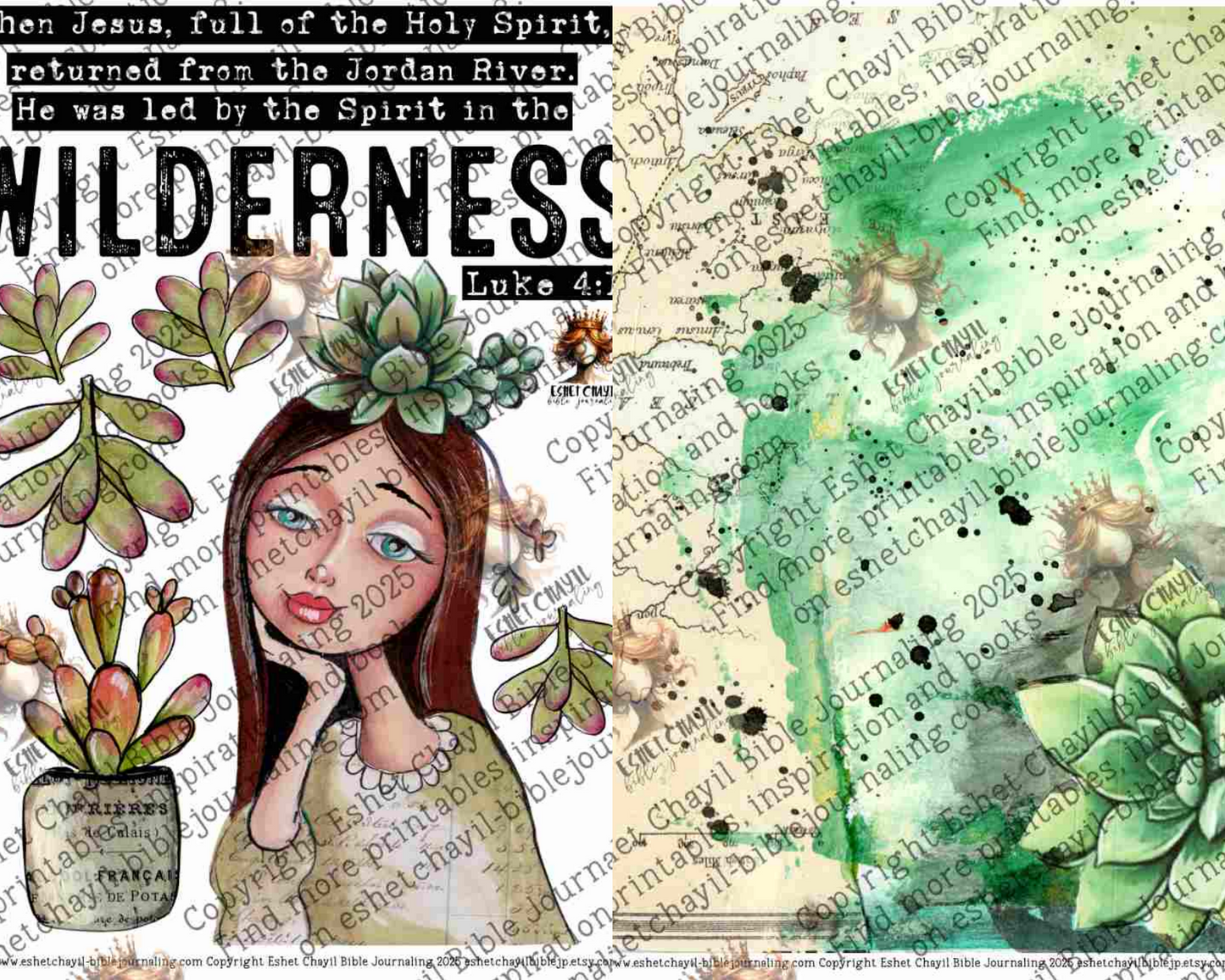 In the Desert #10 – Bible Journaling Prntable