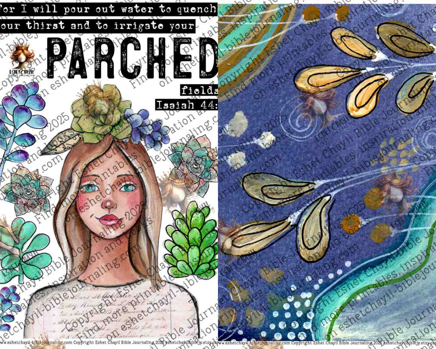 In the Desert #4 – Bible Journaling Prntable
