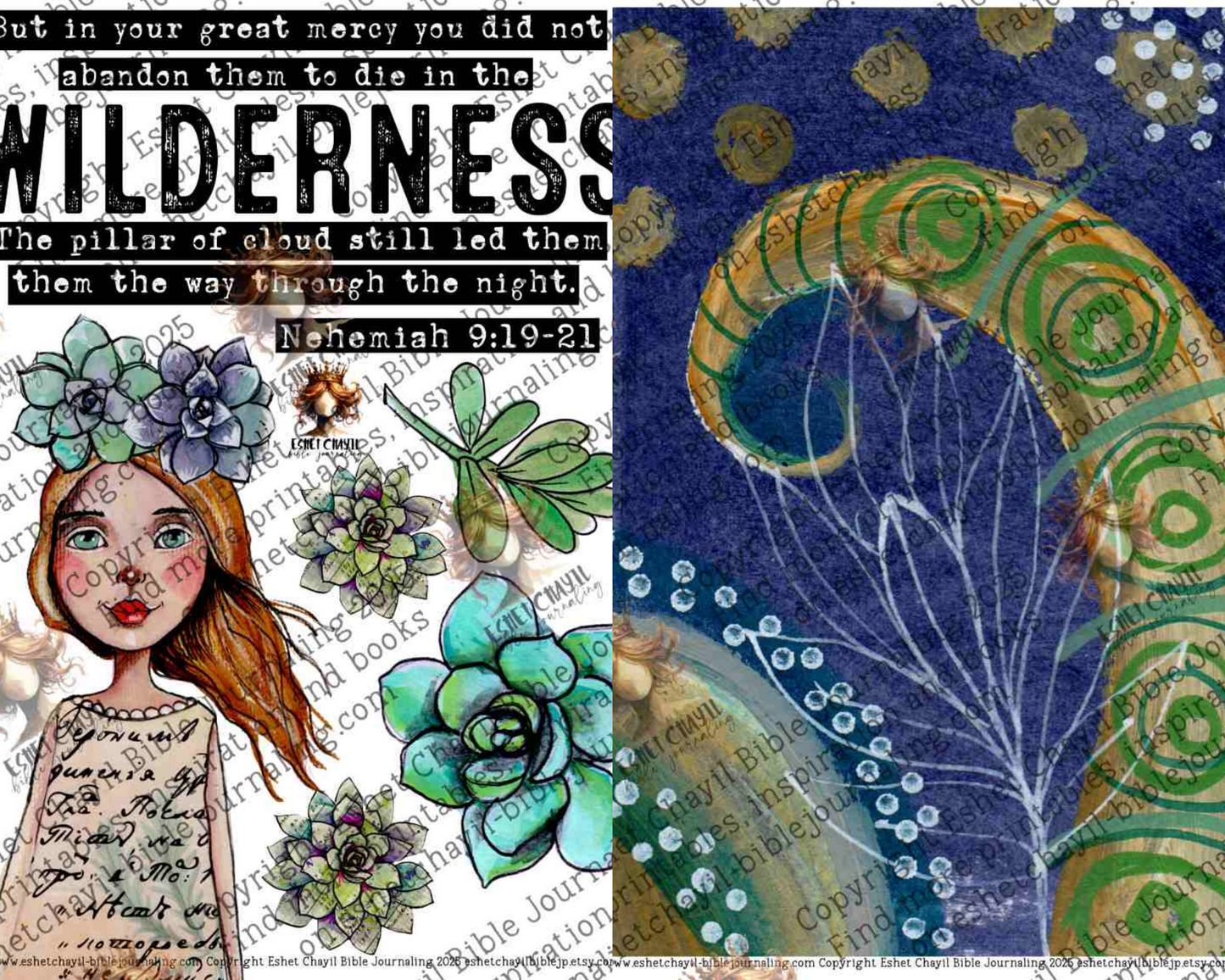 In the Desert #8 – Bible Journaling Prntable
