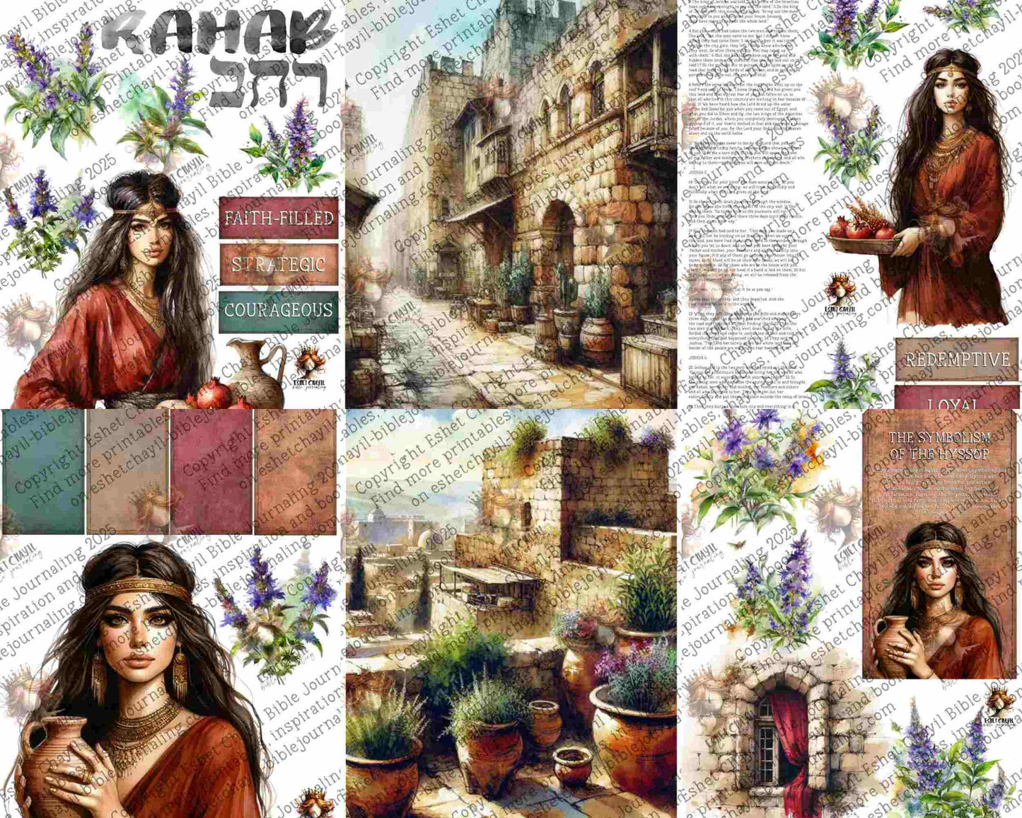 WOB PRINTABLE RAHAB (DETAILED FACES) - ENGLISH