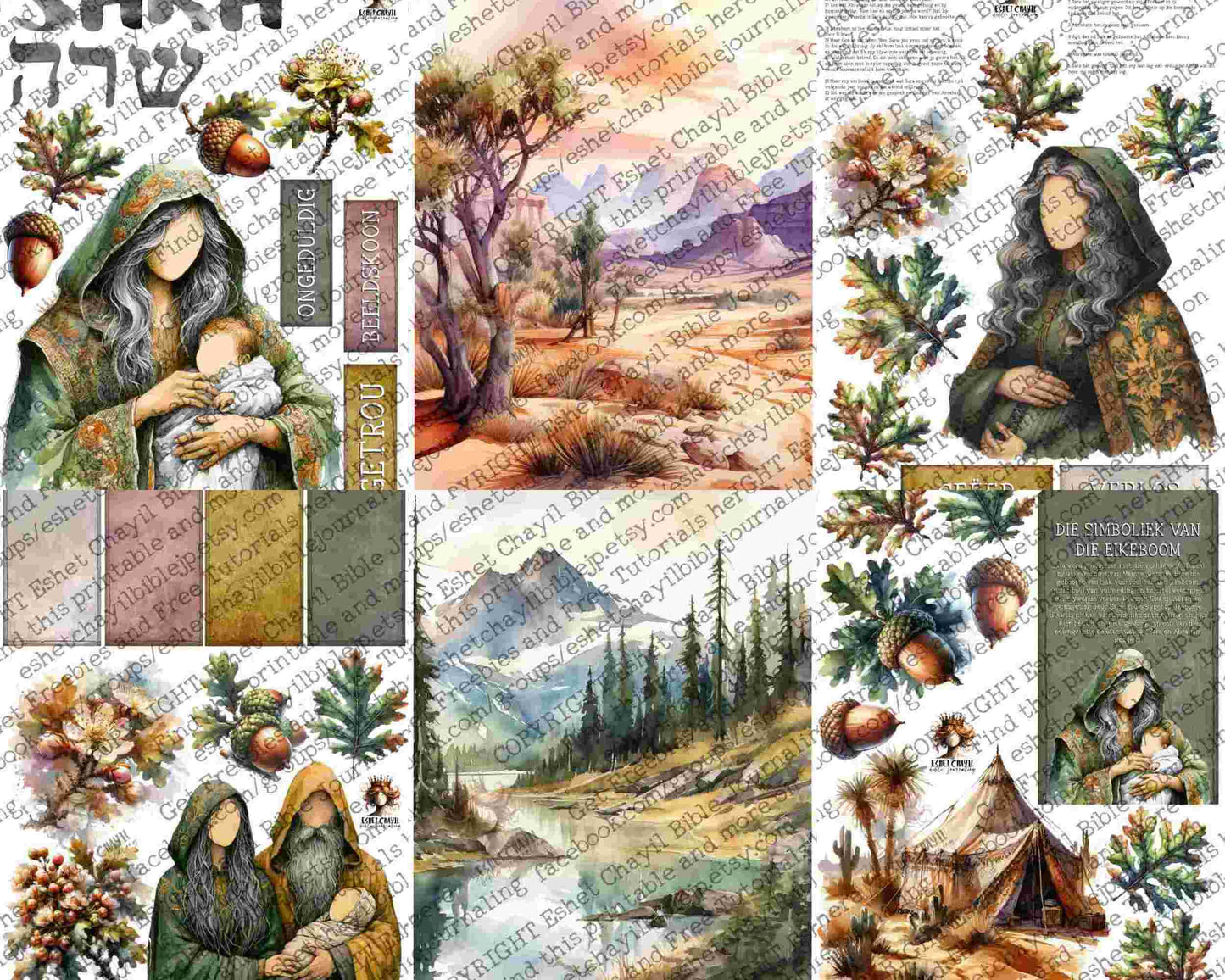 WOB PRINTABLE SARA (FACELESS) - AFRIKAANS