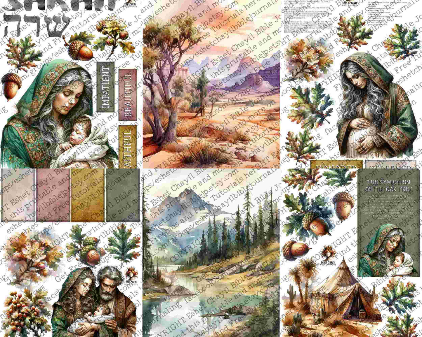 WOB PRINTABLE SARAH (DETAILED FACES) - ENGLISH