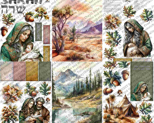 WOB PRINTABLE SARAH (DETAILED FACES) - ENGLISH