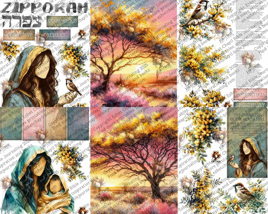 WOB PRINTABLE ZIPPORAH (DETAILED FACES) - ENGLISH