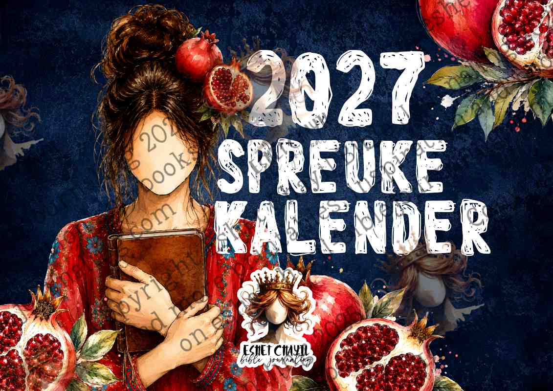 2027 Spreuke Kalender | Drukbare Christelike Kalender PDF