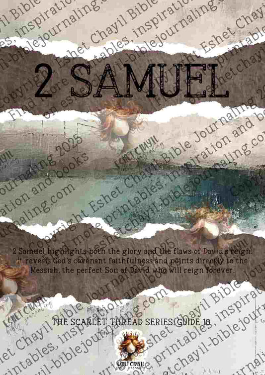 The Scarlet Thread: 2 Samuel Bible Book Summary -  A Bible Study Guide and Printable Ebook, Bible Journaling, Bible Study Guide (Copy)