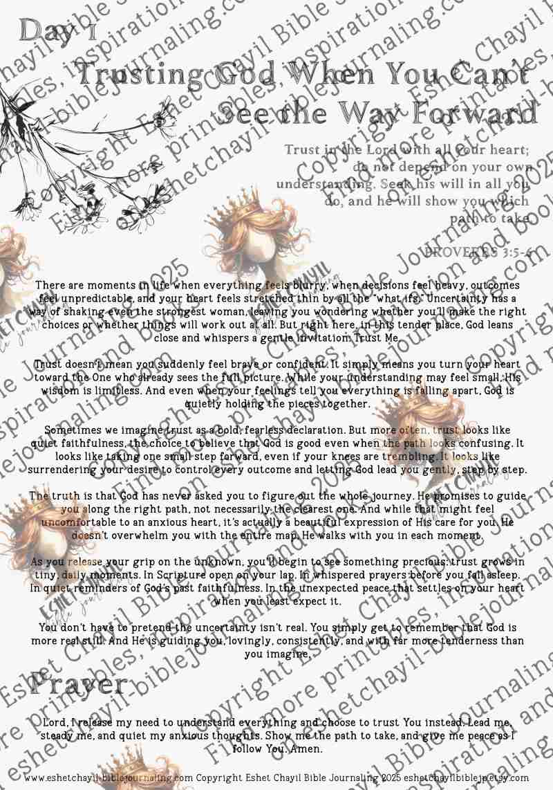 Pastures of Peace - A 30 Day Devotional EBook providing Comfort for the Woman Suffering from Anxiety