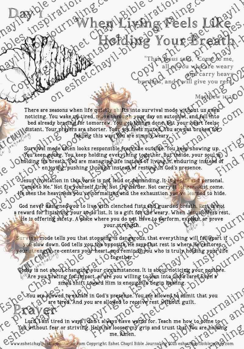 Burnout to Beloved - A 30 Day Devotional EBook providing Comfort for the Woman healing from Burnout