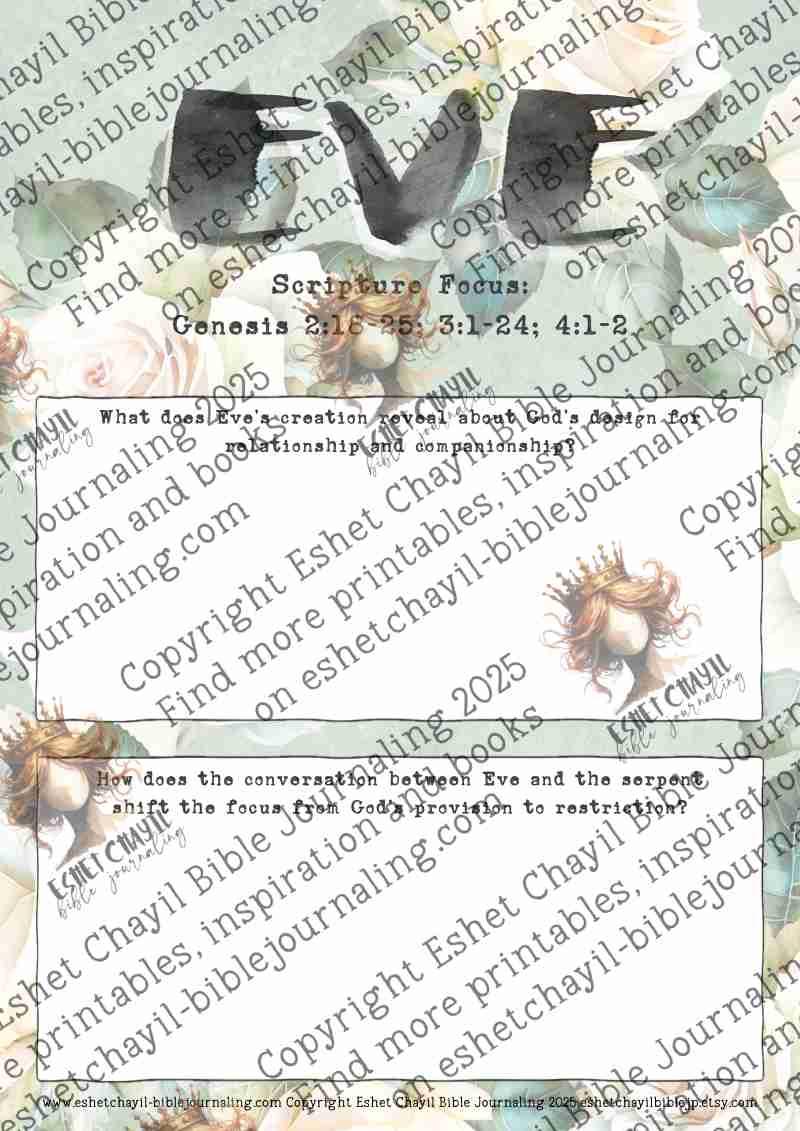 Her Story in Scripture ENGLISH - A 184 Page Printable Bible Study Guide with 450 Study Questions and Exclusive Online Community Access