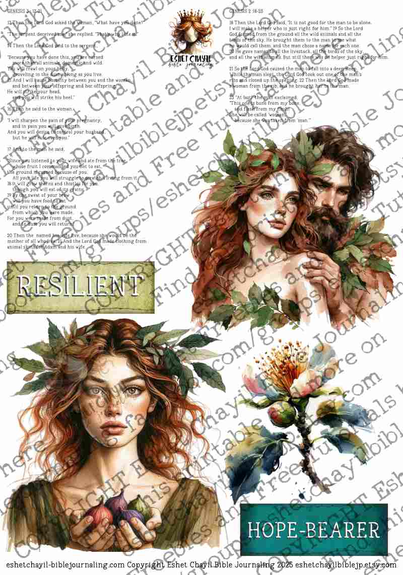 WOB PRINTABLE EVE (DETAILED FACES) - ENGLISH
