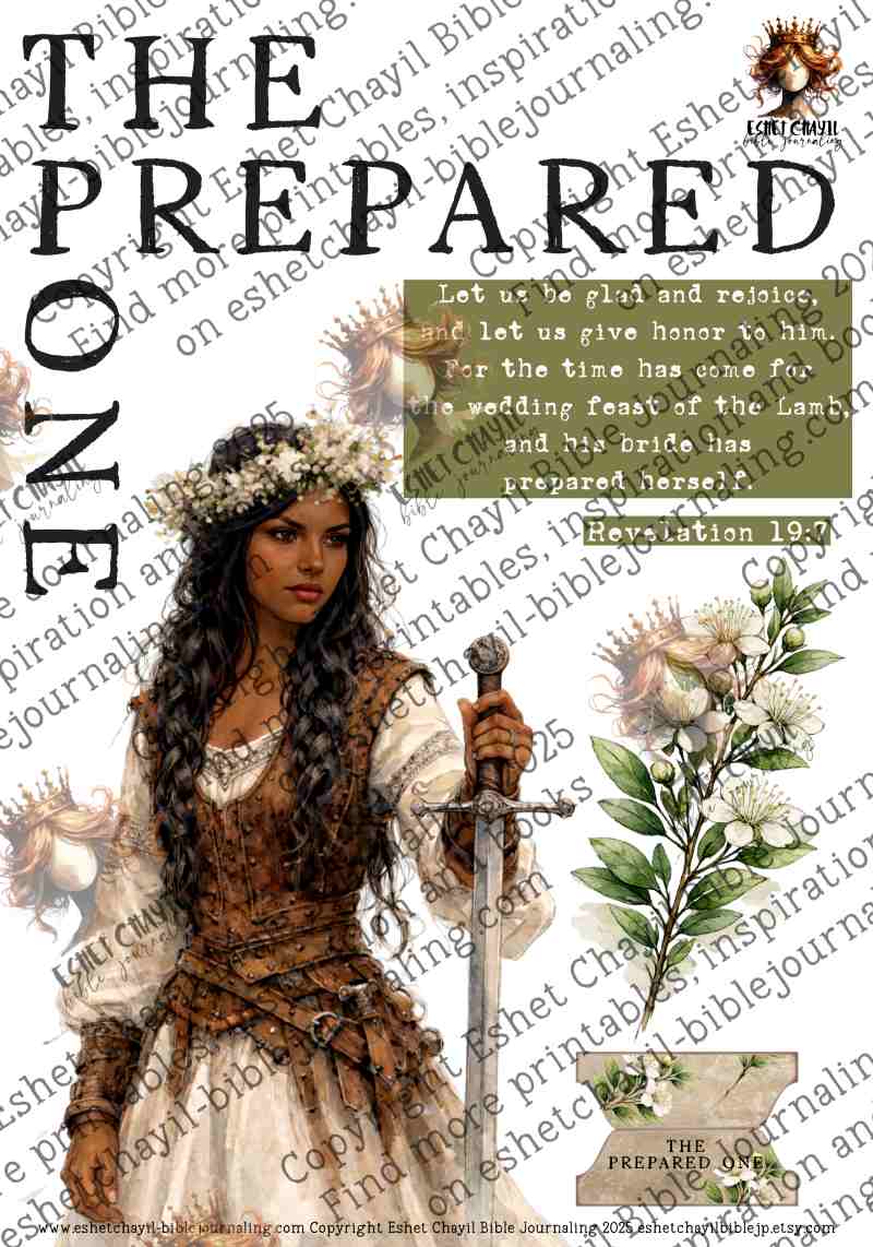 Warrior Bride Christian Printable – Bronze Edition – Bible Journaling