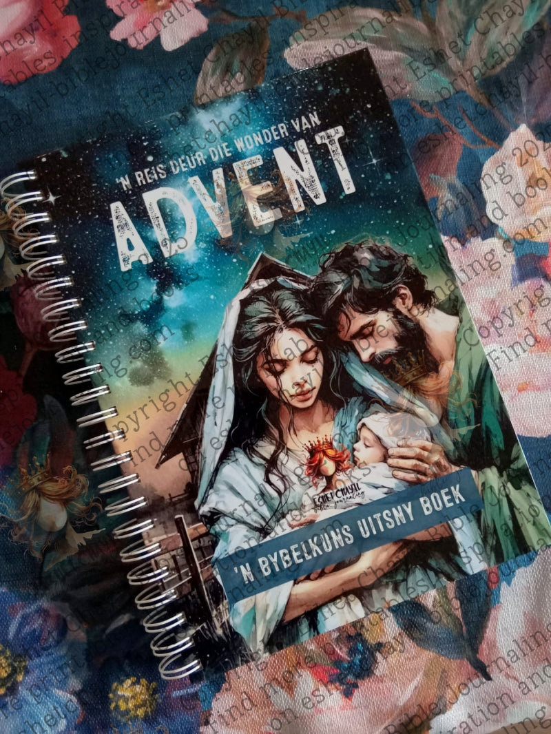 ADVENT CUTOUT AND COLLAGE BOOK (FACELESS) - AFRIKAANS