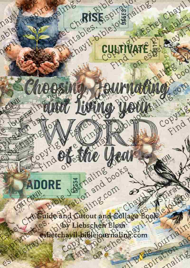 WORD OF THE YEAR - EGUIDE AND CUTOUT AND COLLAGE BOOK – Eshet Chayil ...