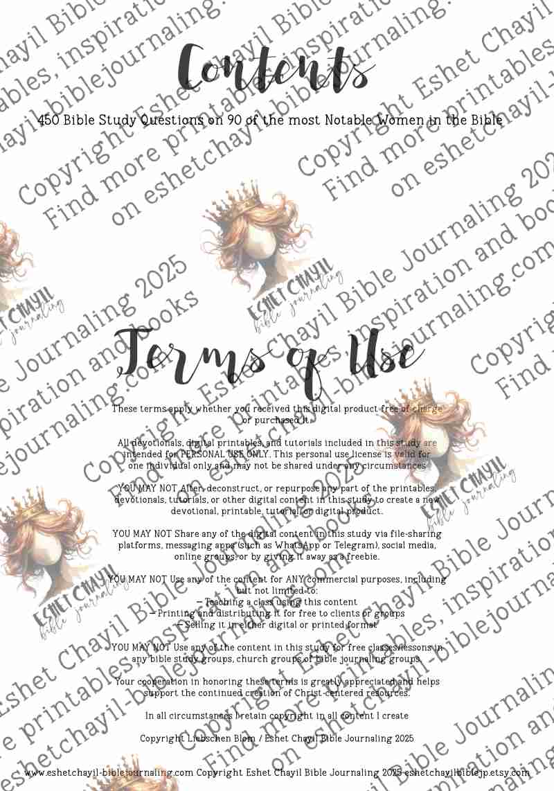 Her Story in Scripture ENGLISH - A 184 Page Printable Bible Study Guide with 450 Study Questions and Exclusive Online Community Access