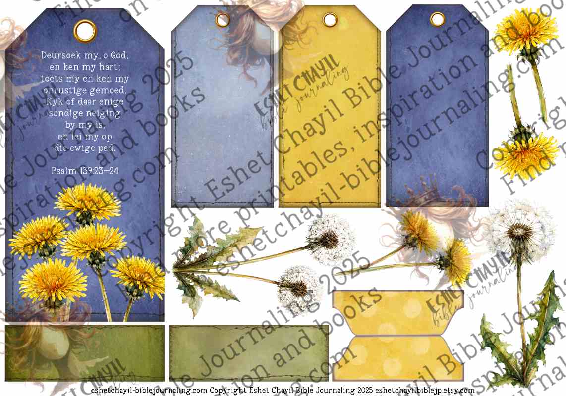 BOU DIE HEINING -  BYBELKUNS PRINTABLE 1 -  DIGITALE PRINTABLE - AFRIKAANS