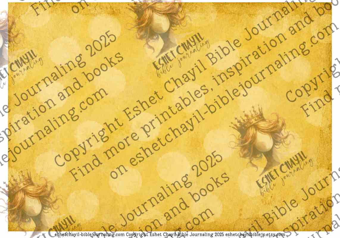 BUILDING THE FENCE -  BIBLE ART PRINTABLE 1 -  DIGITAL PRINTABLE - ENGLISH
