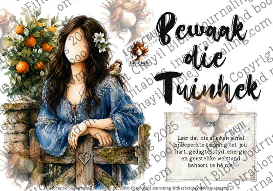 BOU DIE HEINING -  BYBELKUNS PRINTABLE 5 -  DIGITALE PRINTABLE - AFRIKAANS