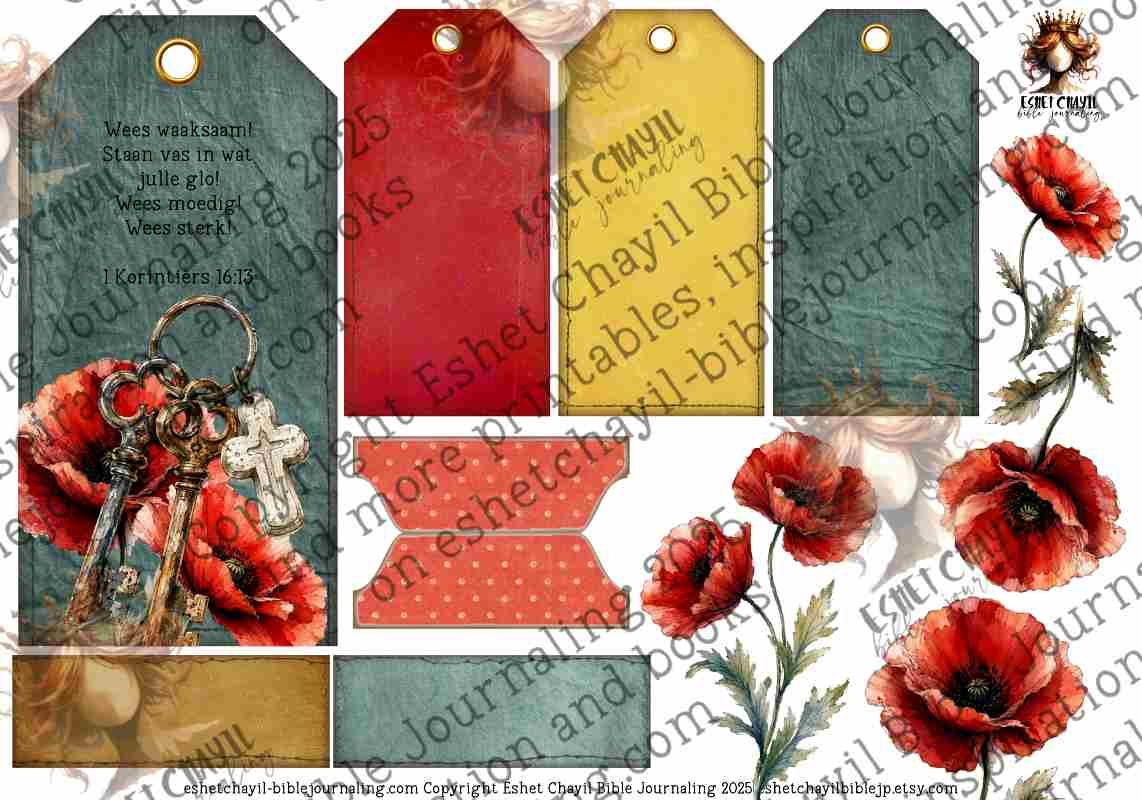 BOU DIE HEINING -  BYBELKUNS PRINTABLE 7 -  DIGITALE PRINTABLE - AFRIKAANS