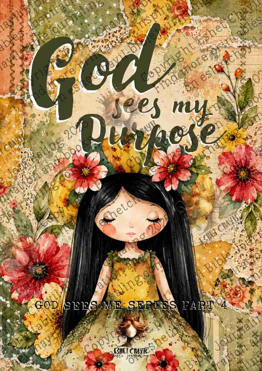 God Sien My Doel (Boek 4) - AFRIKAANS - Bible Journaling and Scripture Writing Printable