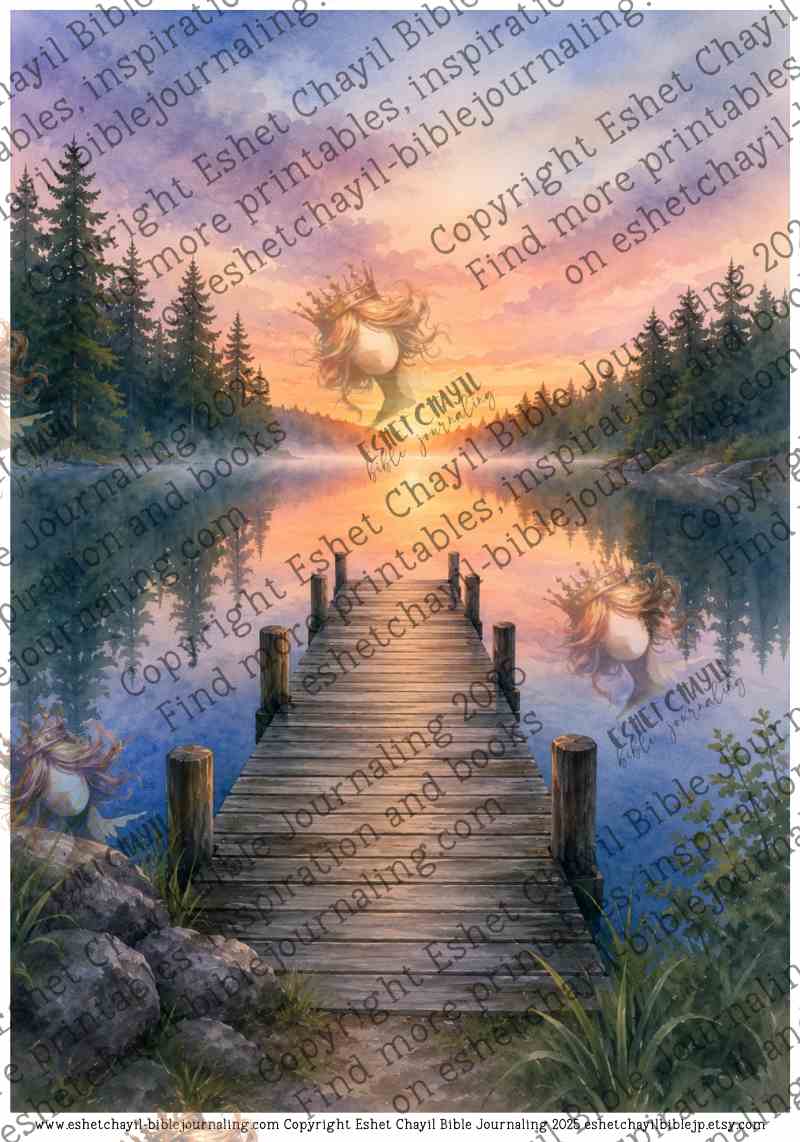 Weivelde van Vrede Cutout and Collage Ebook - AFRIKAANS Bible Journaling and Scripture Writing Printable