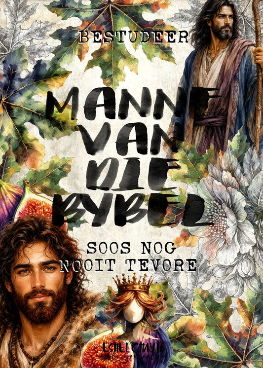 MEN OF THE BIBLE PRINTABLE BUNDLE VOL 1 (DETAILED FACES) - AFRIKAANS