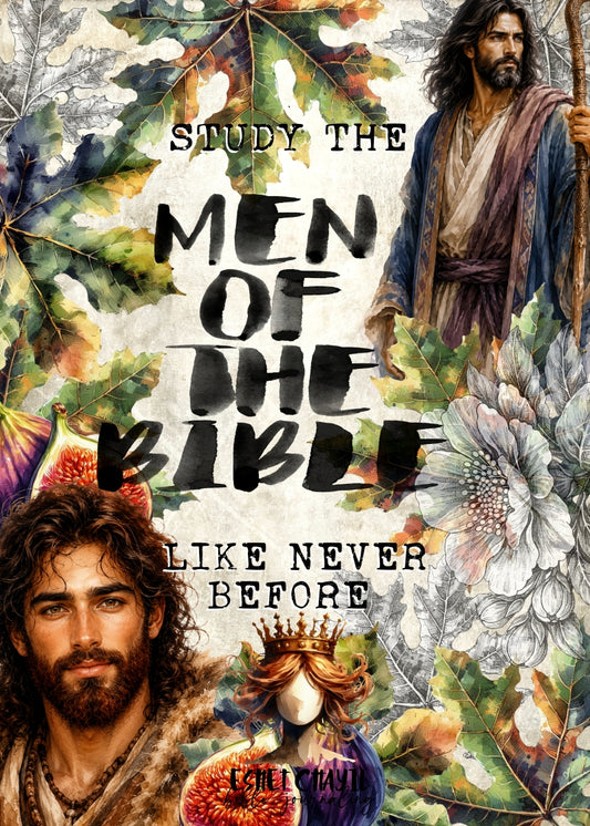 MEN OF THE BIBLE PRINTABLE BUNDLE VOL1  (DETAILED FACES) - ENGLISH