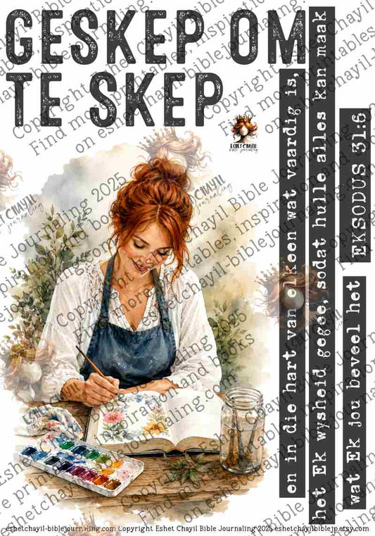 GESKEP OM TE SKEP - AFRIKAANS