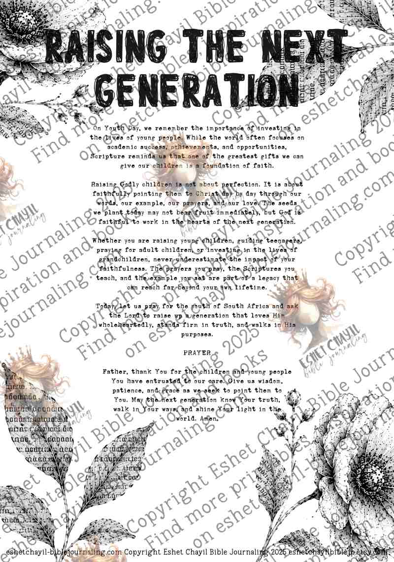 RAISING THE NEXT GENERATION - YOUTH DAY 2026 ENGLISH