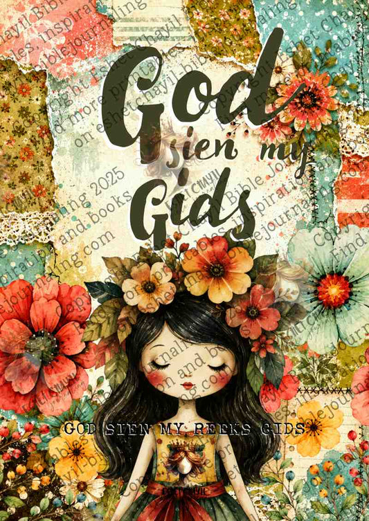 God Sien Gids - AFRIKAANS - Bible Journaling and Scripture Writing Printable