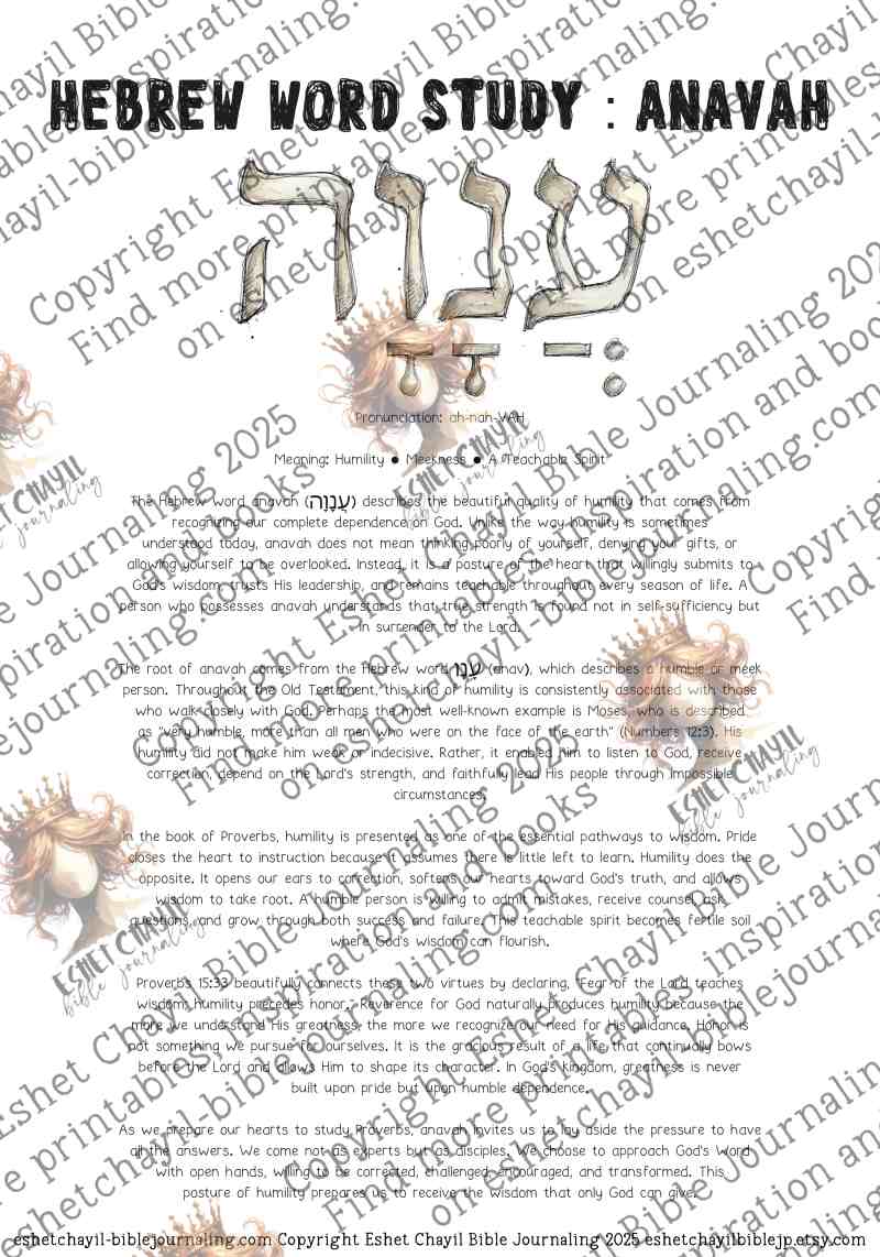 Becoming a Proverbs Woman Bible Study Guide | 40 Page Printable PDF