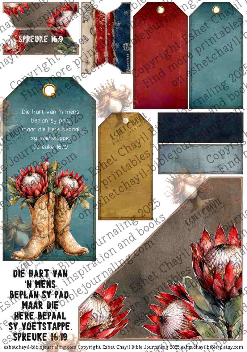 SPREUKE KOMPLIMENTERE PRINTABLE - AFRIKAANS