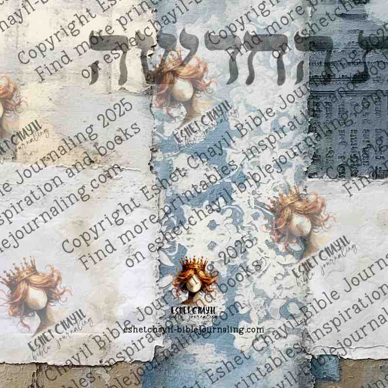 #BIBLE ART JOURNAL - WOMAN OF THE NEW TESTAMENT (FACELESS)  - ENGLISH