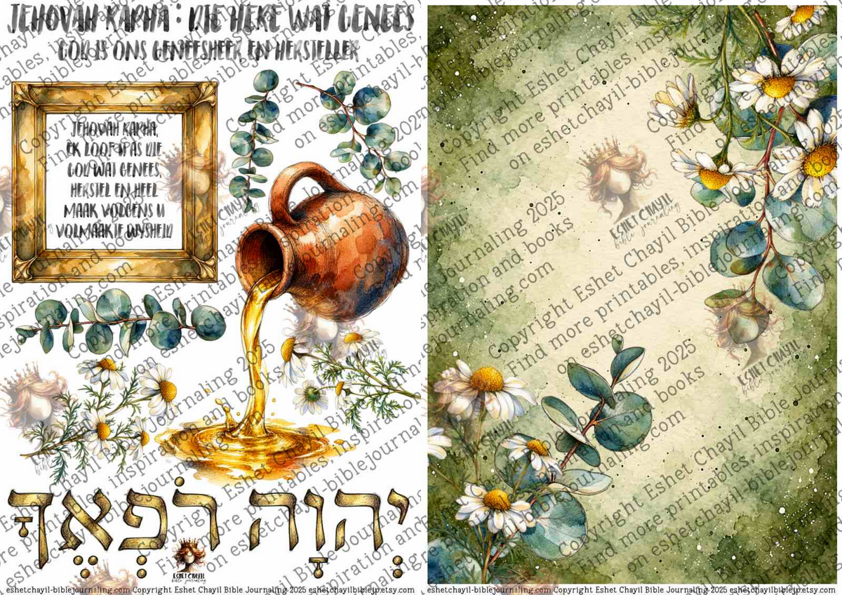18 NAME VAN GOD JEHOVAH RAPHA - AFRIKAANS