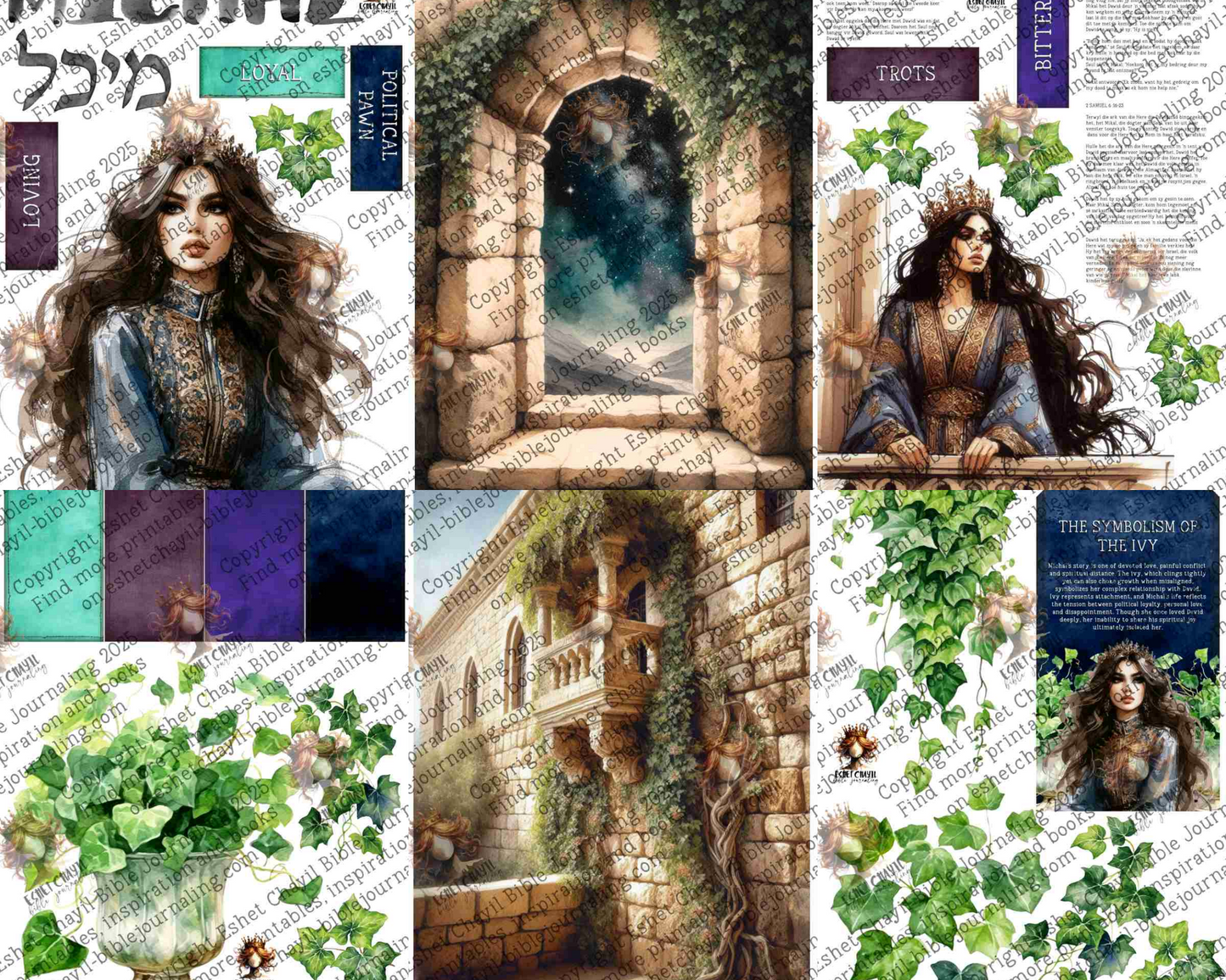 WOB PRINTABLE #P21 MICHAL (DETAILED FACES) - ENGLISH