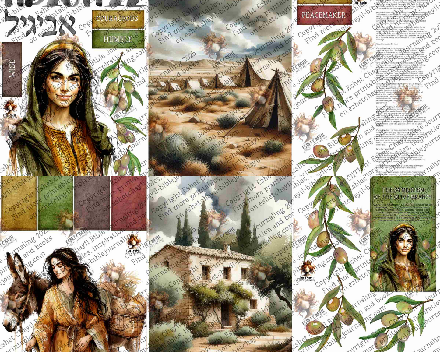 WOB PRINTABLE #P22 ABIGAIL (DETAILED FACES) - ENGLISH