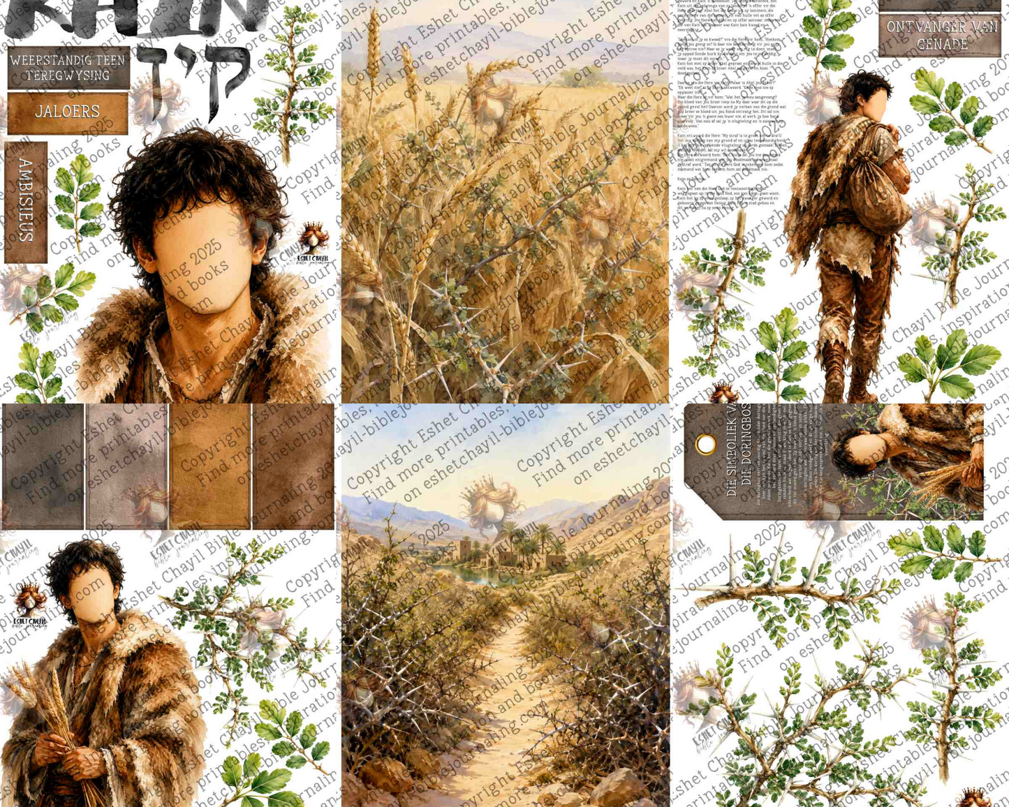 MOB PRINTABLE #2 KAIN (FACELESS) - AFRIKAANS