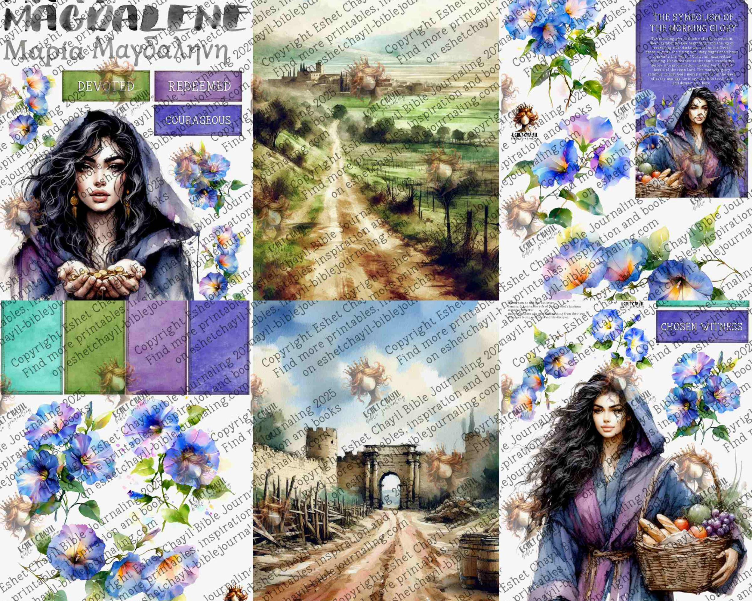 WOB PRINTABLE #N69 P36 MARY MAGDALENE (DETAILED FACES) - ENGLISH ...