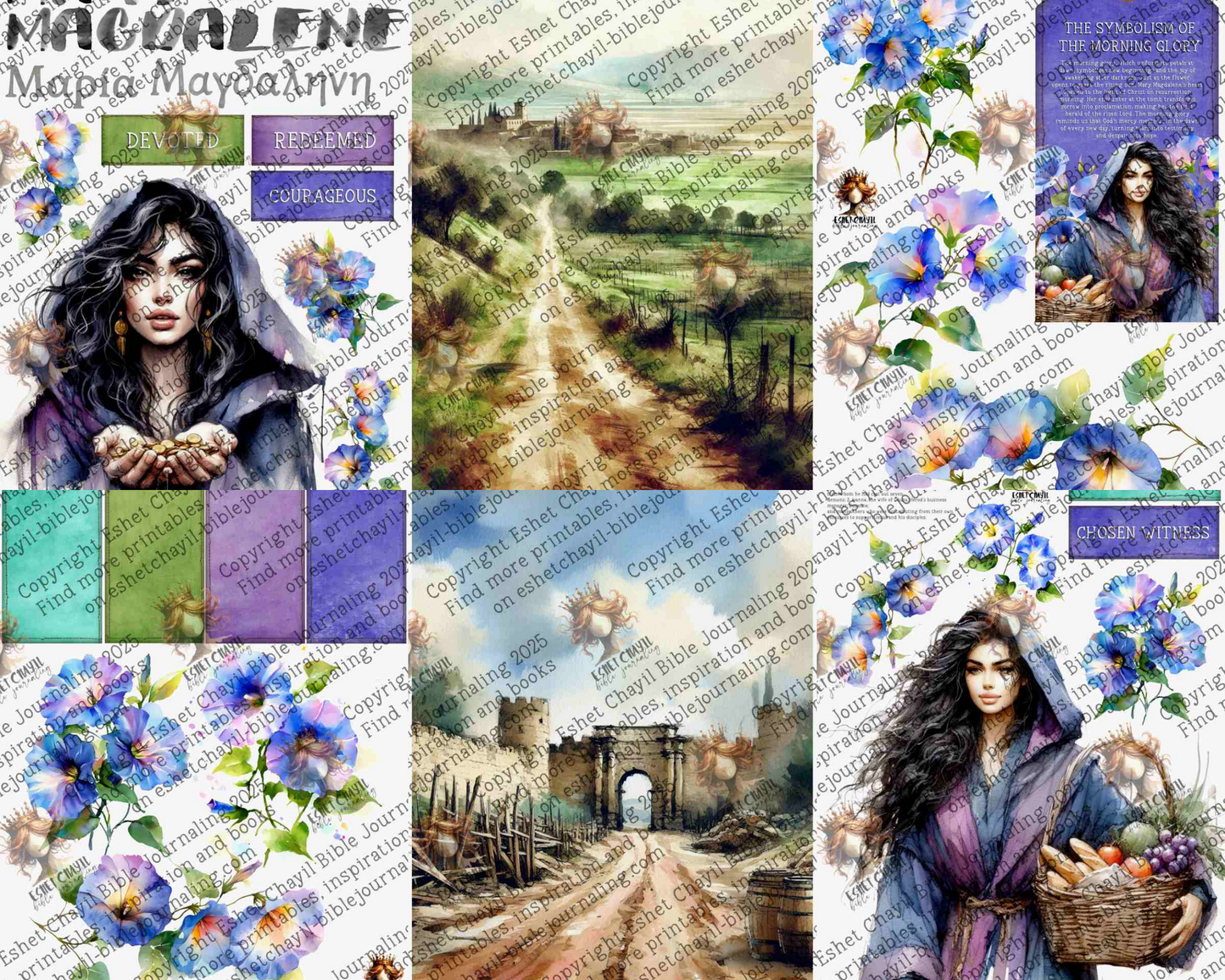 WOB PRINTABLE #36 MARY MAGDALENE (DETAILED FACES) - ENGLISH