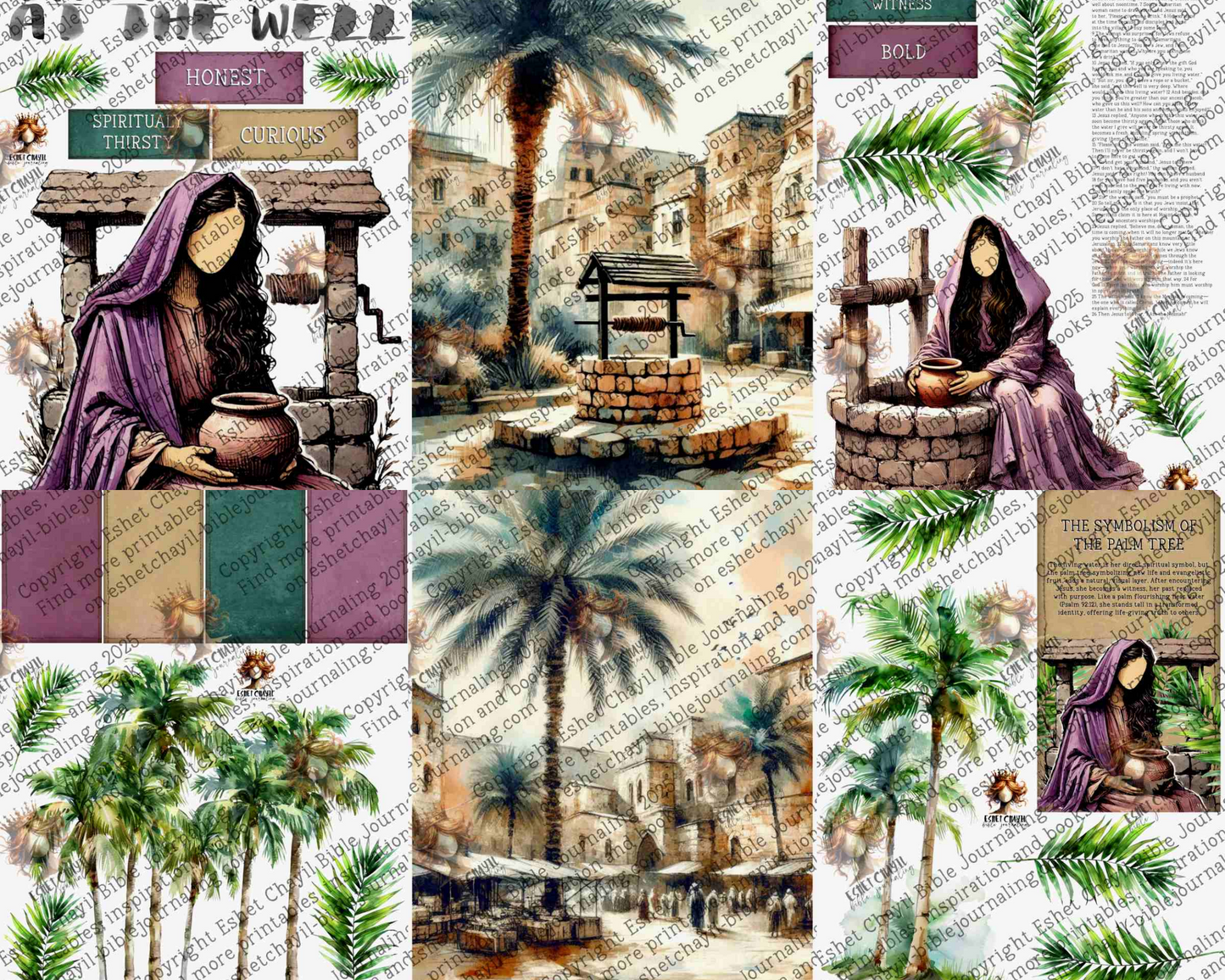 WOB PRINTABLE #37 WOMAN AT THE WELL (FACELESS) - ENGLISH