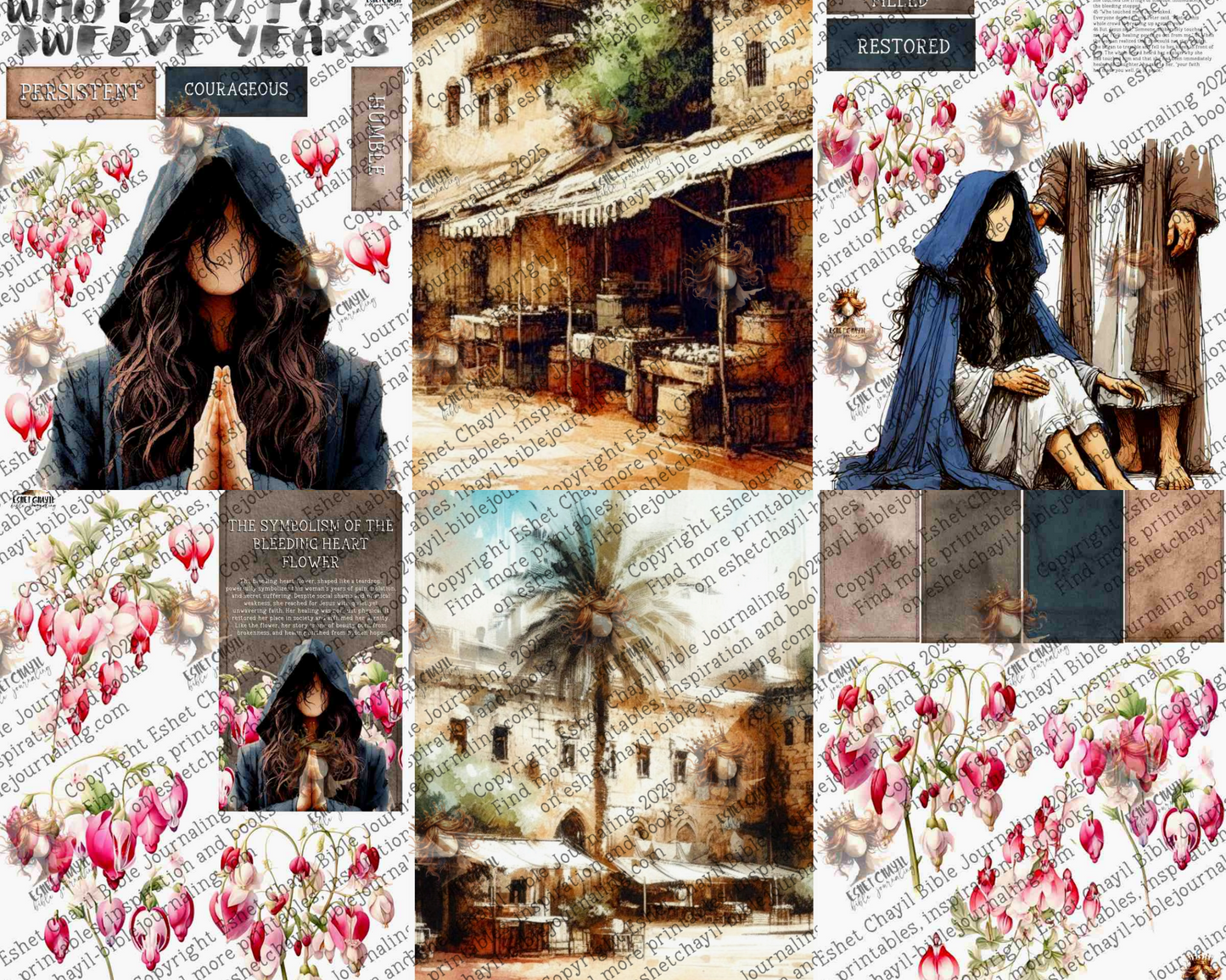 WOB PRINTABLE #P38 WOMAN WHO BLED (FACELESS) - ENGLISH